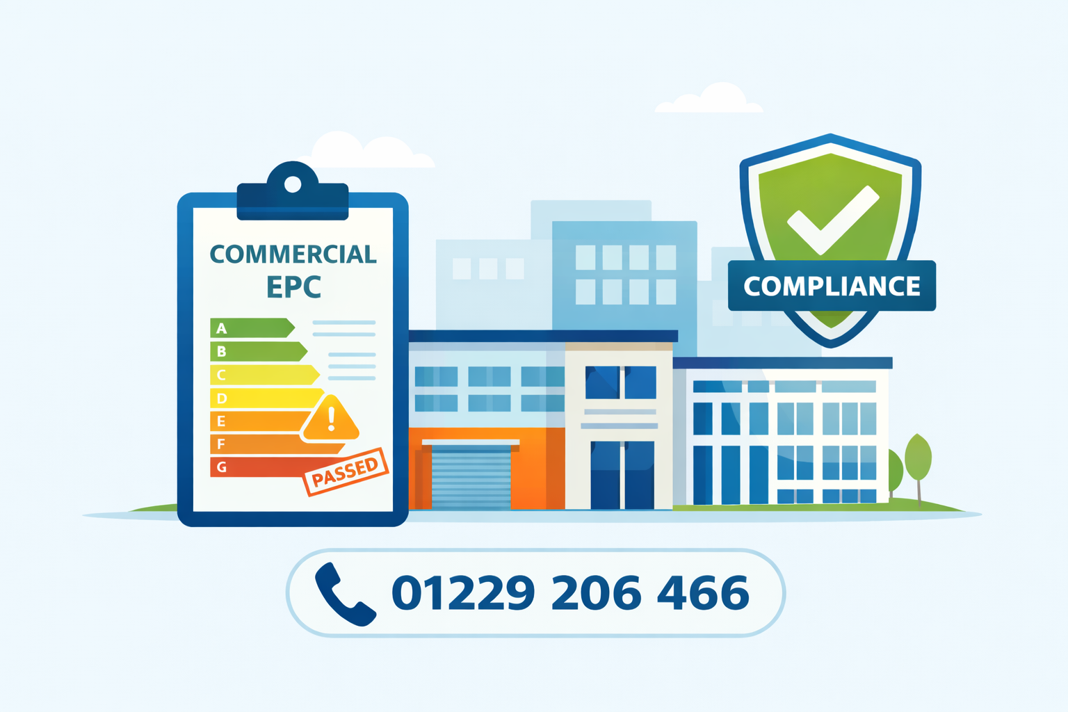 Commercial EPC Barrow services promotion graphic